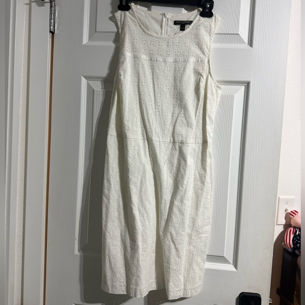 White Eyelet Dress